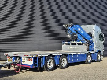 FH 500 8x2 / HMF 70 tm CRANE + JUMBO TRAILER